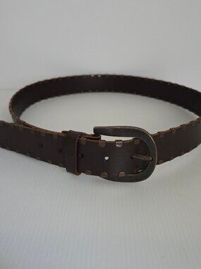 Fossil Men's Genuine Leather Belt 35" Buckle to First Hole 39" to Last Hole